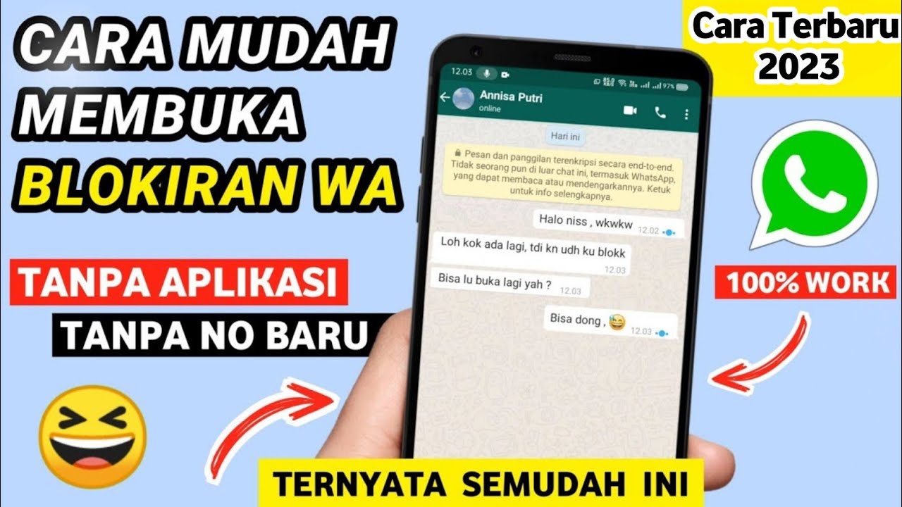 Cara Membuka Blokiran Wa Orang Lain tanpa Aplikasi 100% Work