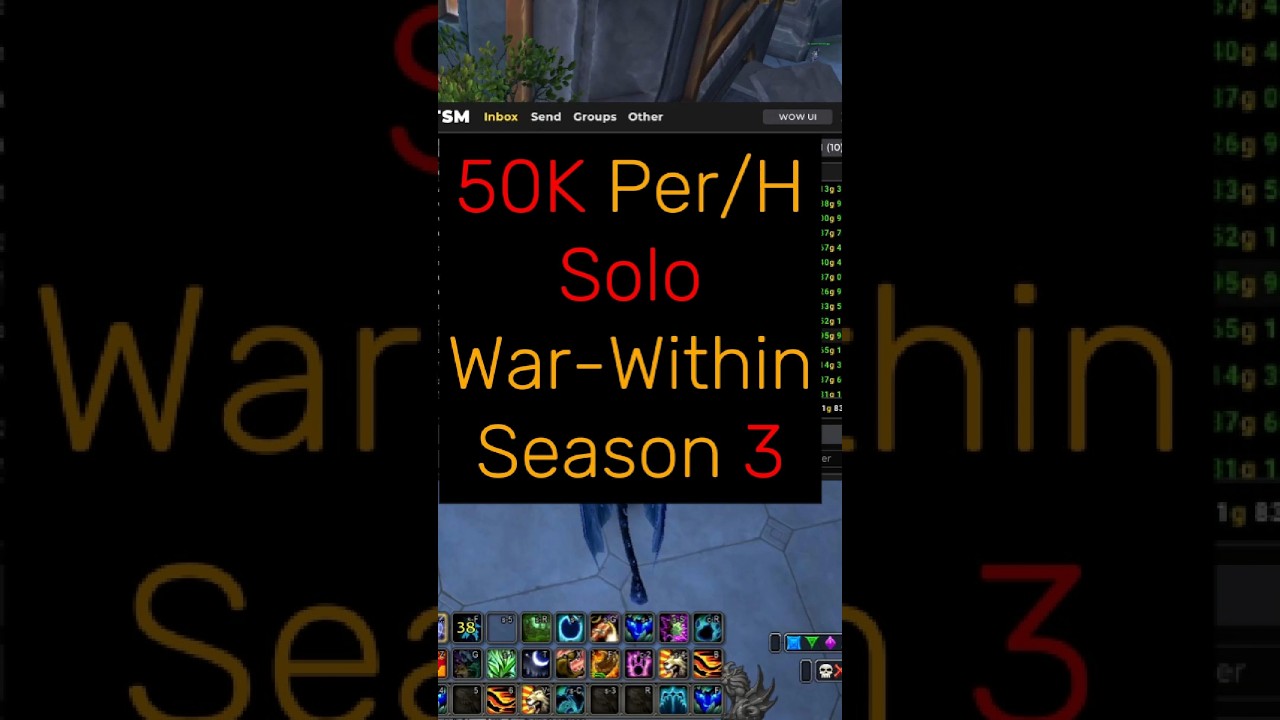 The best solo gold farm in war-within season 3  world of warcaft