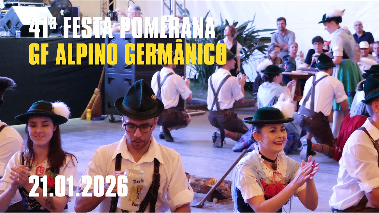 41ª FESTA POMERANA - Grupo Folclórico Alpino Germânico - 21 01 2026