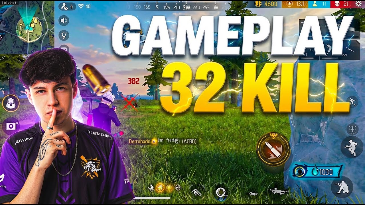 @Two9ff   gameplay  jogando  1X4  NA RANK  32KILL