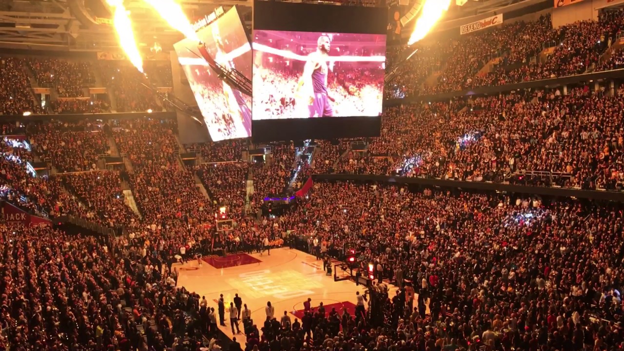 Cleveland Cavaliers 2017 finals game 3 pre-game intro