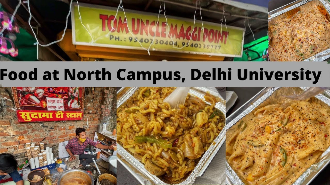 Tom Uncle Maggi point north campus || Sudhama tea stall Delhi University Food || #tomuncle