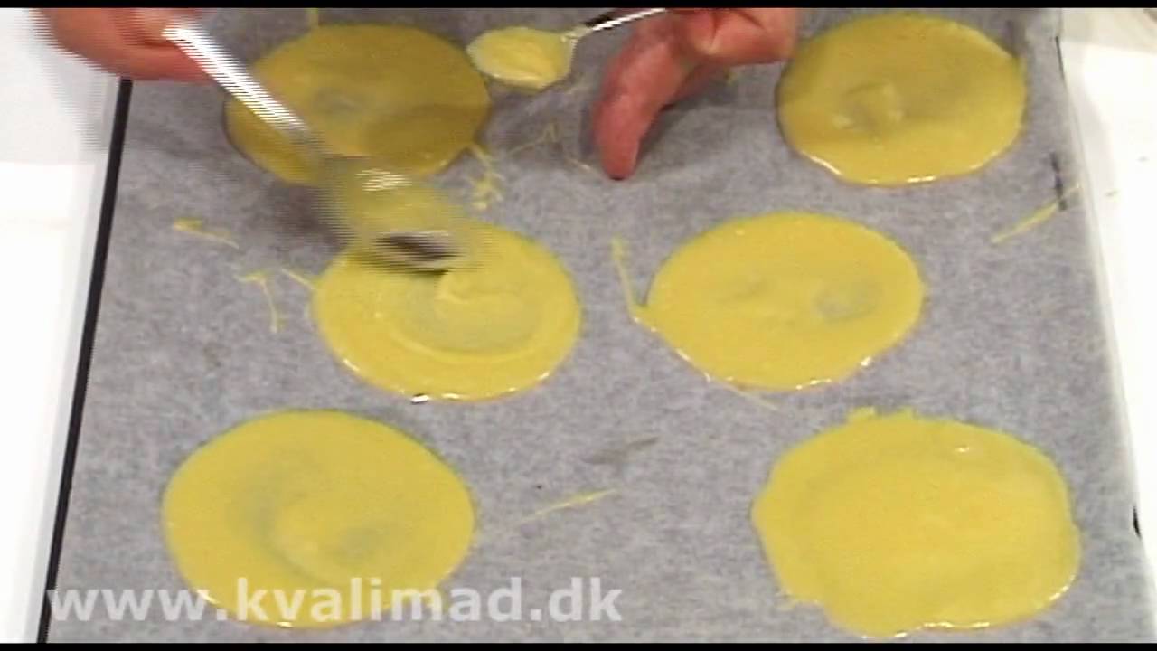 Tuiles - småkager og kagekurve af 