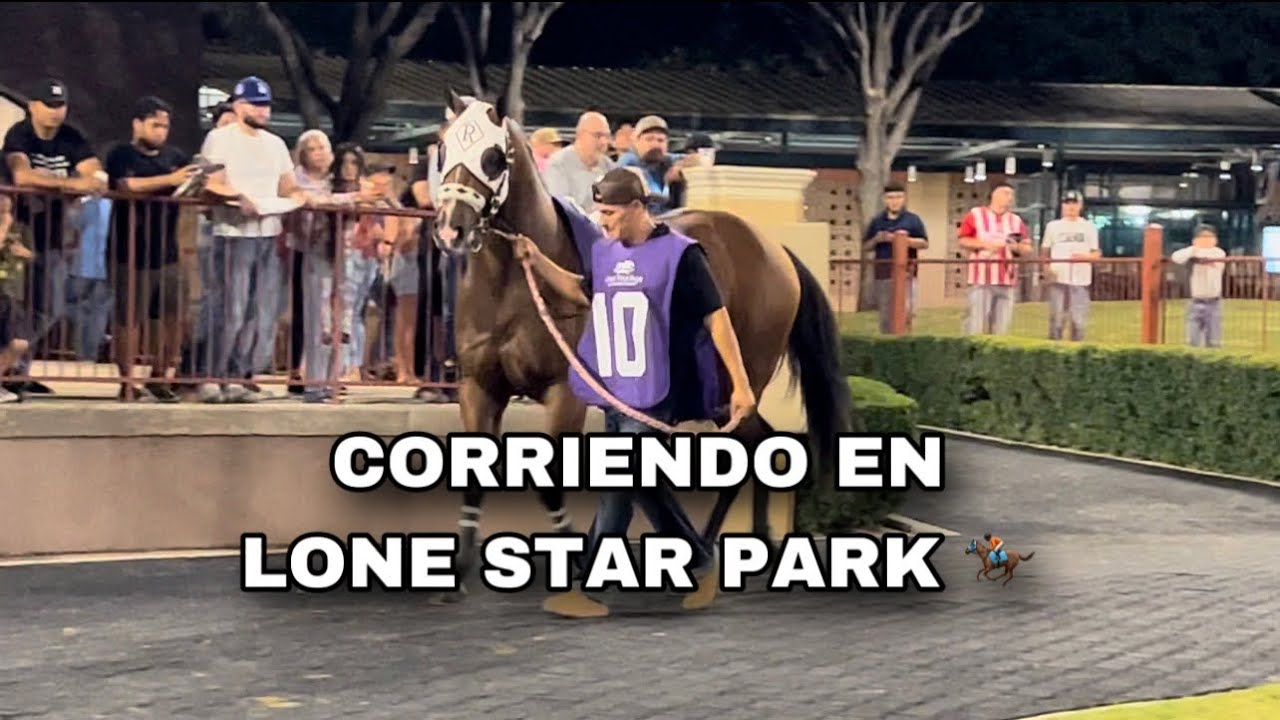 CORRIENDO EN EL TRAKE DE LONE STAR PARK (USA)🇺🇸🐴