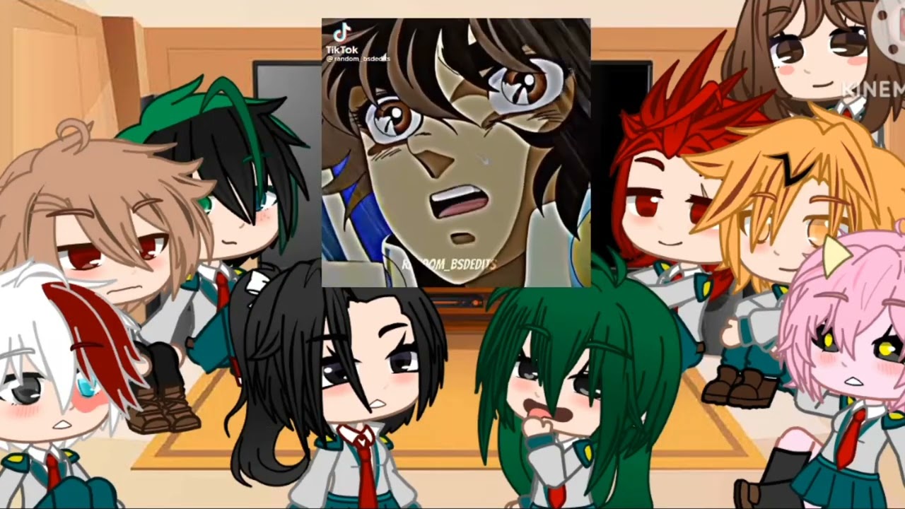 Bnha Reaccionan A Los Caballeros Del Zodiaco//• Kun Sam •//Parte 1\\