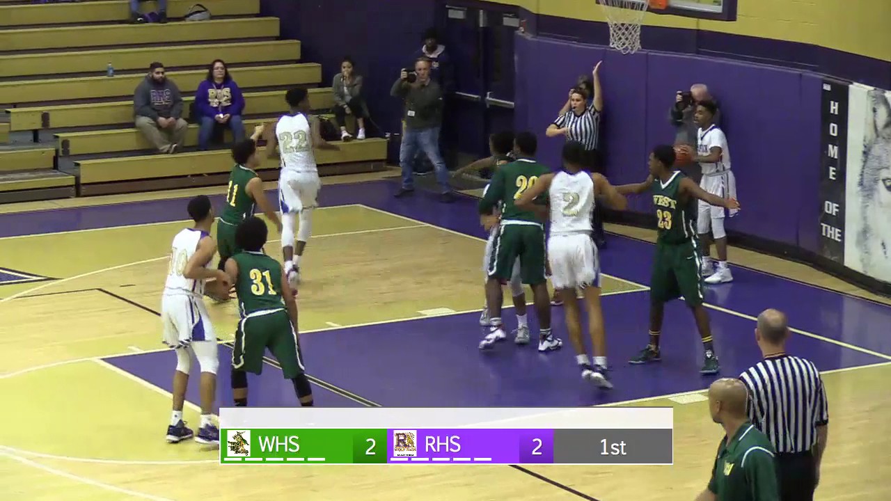 Boys Basketball West at Ridgeview 1/18/17