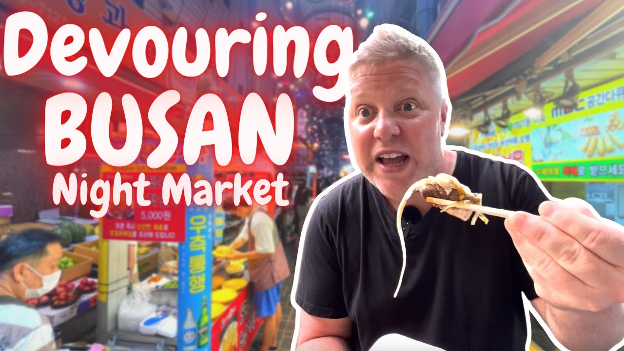 Busan South Korea's WILD Night Market! | 부산 야시장