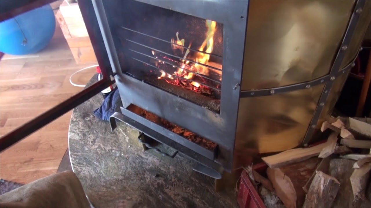 Naujo modelio oro skirstytuvas, židinys - boileris
