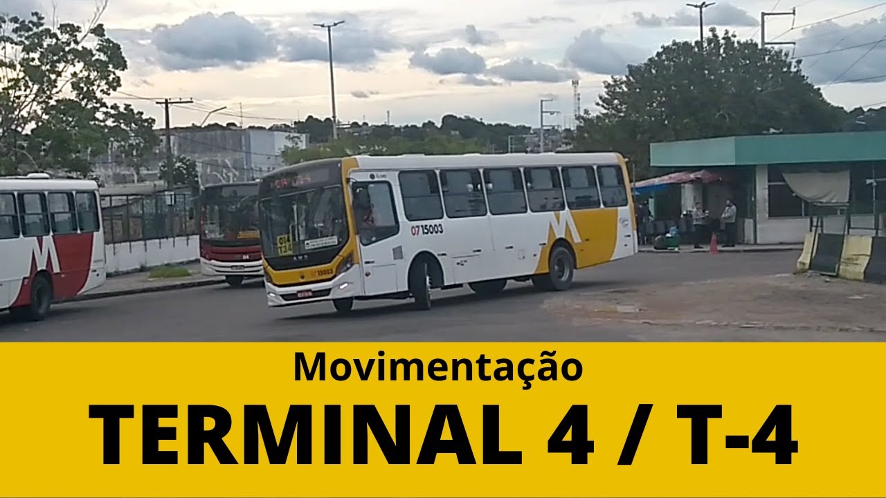 Movimentação de Ônibus em Manaus-AM | Terminal de Integração T4 - Cidade Nova #8