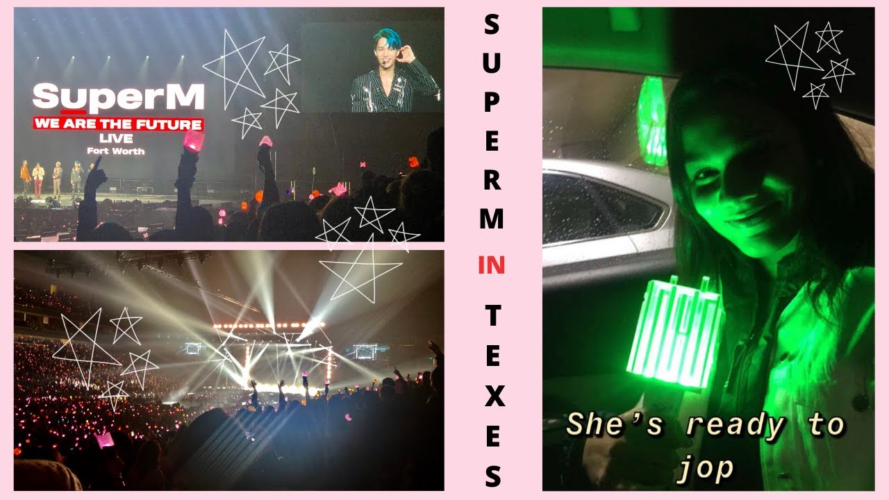 SuperM Concert in Fort Worth Texas VLOG & FOOTAGE - 1st Stop on SuperM Tour! :D