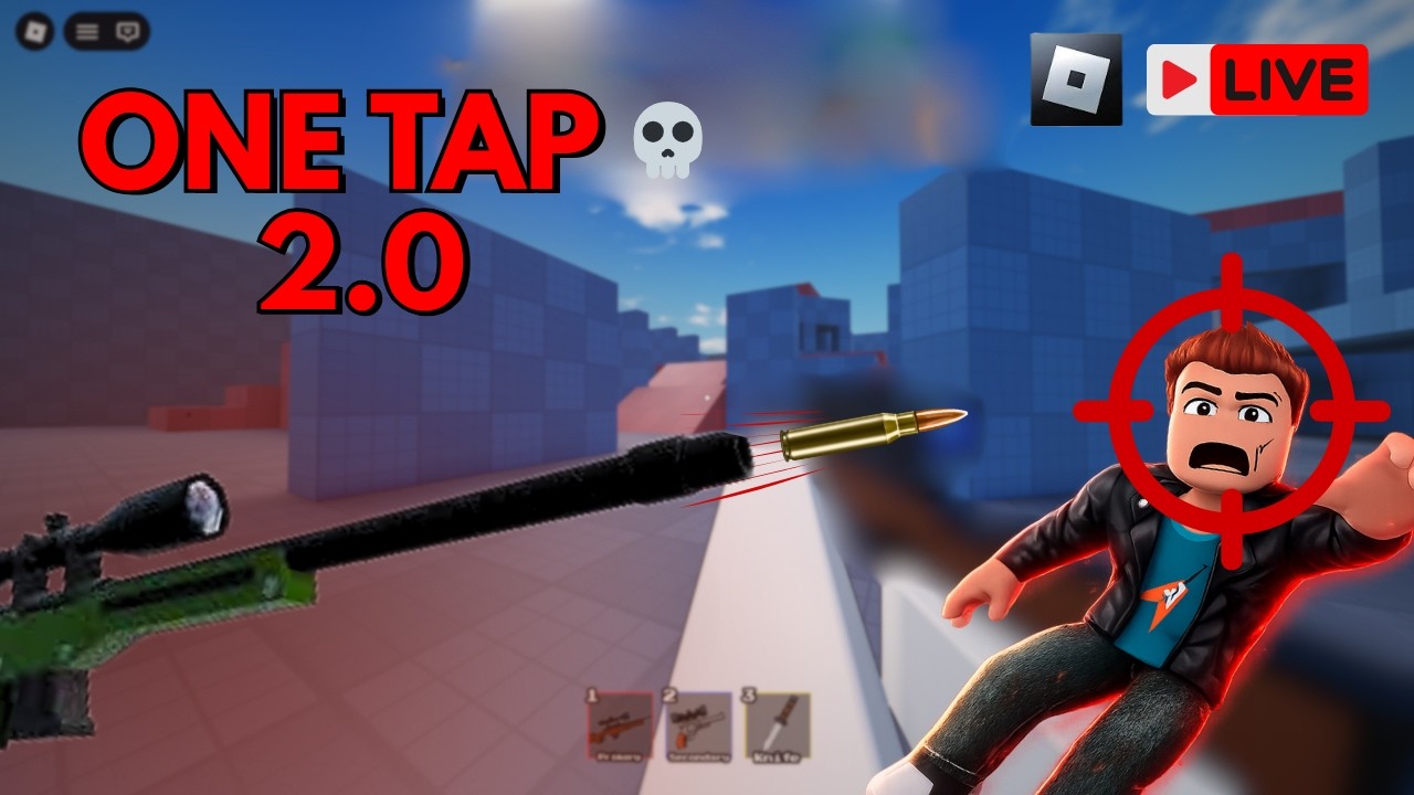 ROBLOX One Tap Sniper OBBY 🔴 LIVE | Every Shot = ELIMINATED 😱 (Insane Aim Challenge)