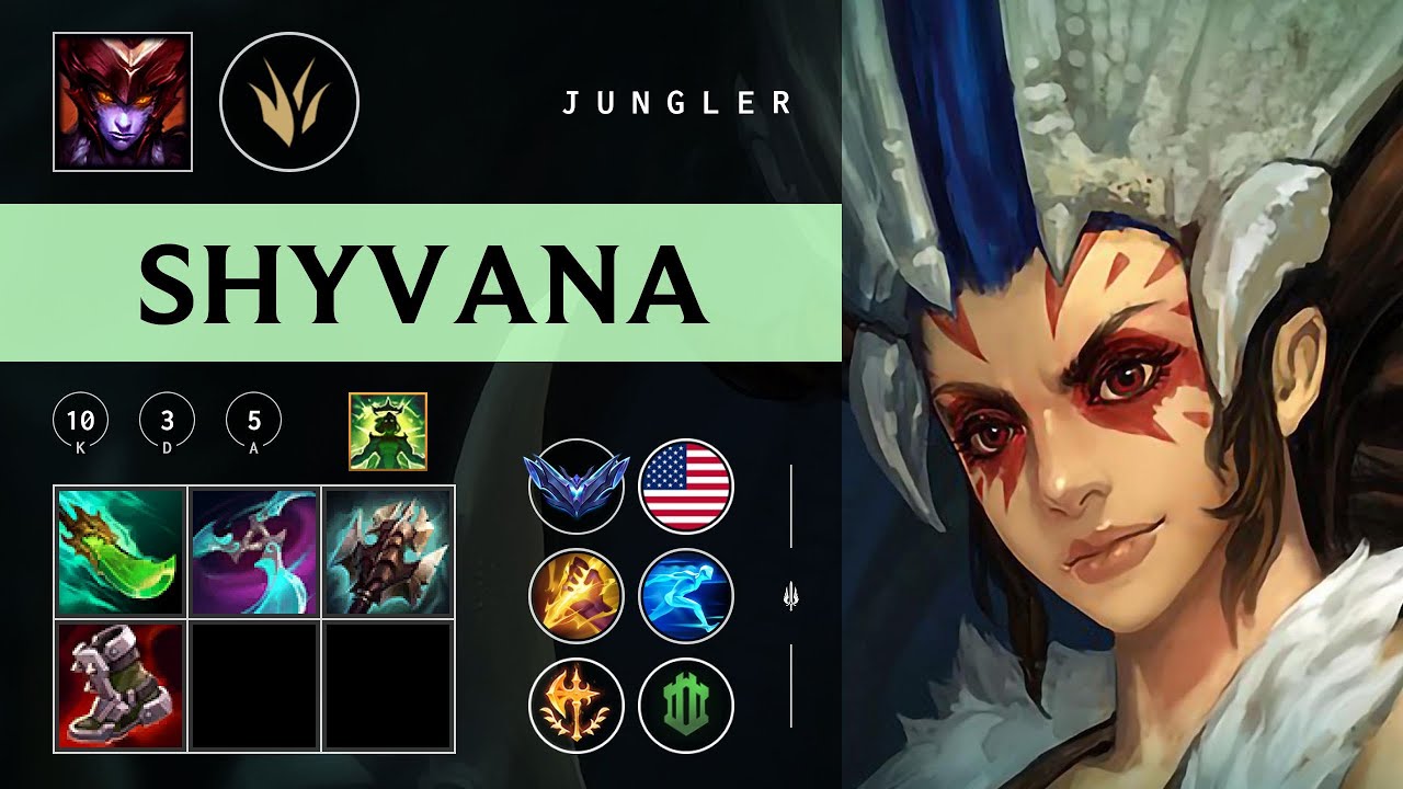 Shyvana Jungle vs Udyr - NA Diamond Patch 26.01