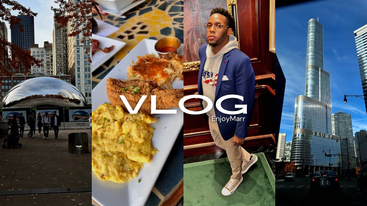 TRAVEL VLOG: Weekend In Chicago | Our First Trip | Dinner at Ralph Lauren | Tour Of The City | More