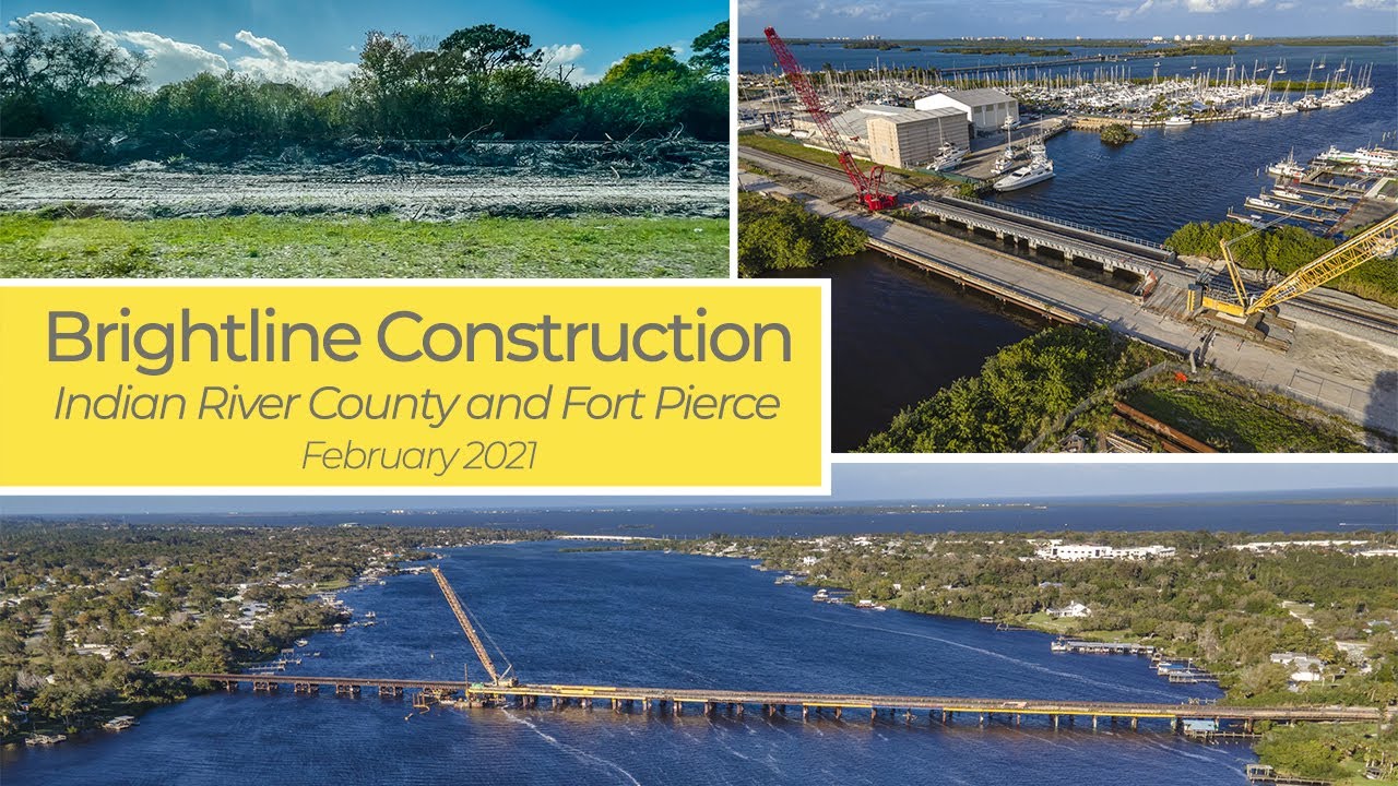 Brightline Construction in Indian River County and Fort Pierce