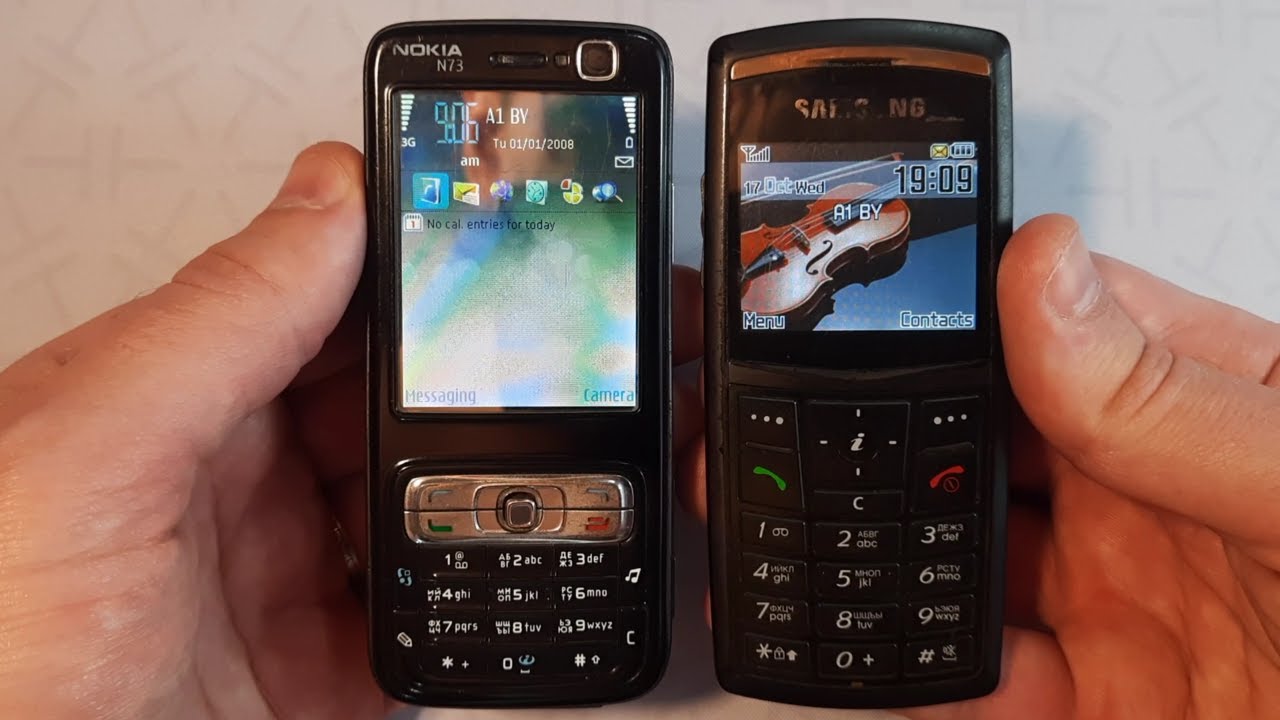 Incoming call & Outgoing call at the Same Time Samsung SGH-X820 + Nokia N73