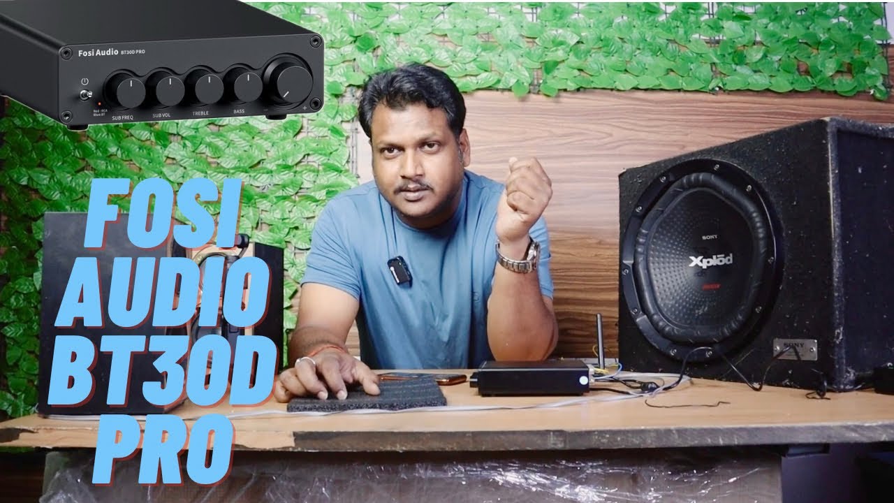 Fosi Audio BT30D Pro TPA3255 2.1Audio  Amplifier Class D Amp 165 Watt x2+350 Watt @Fosi Audio