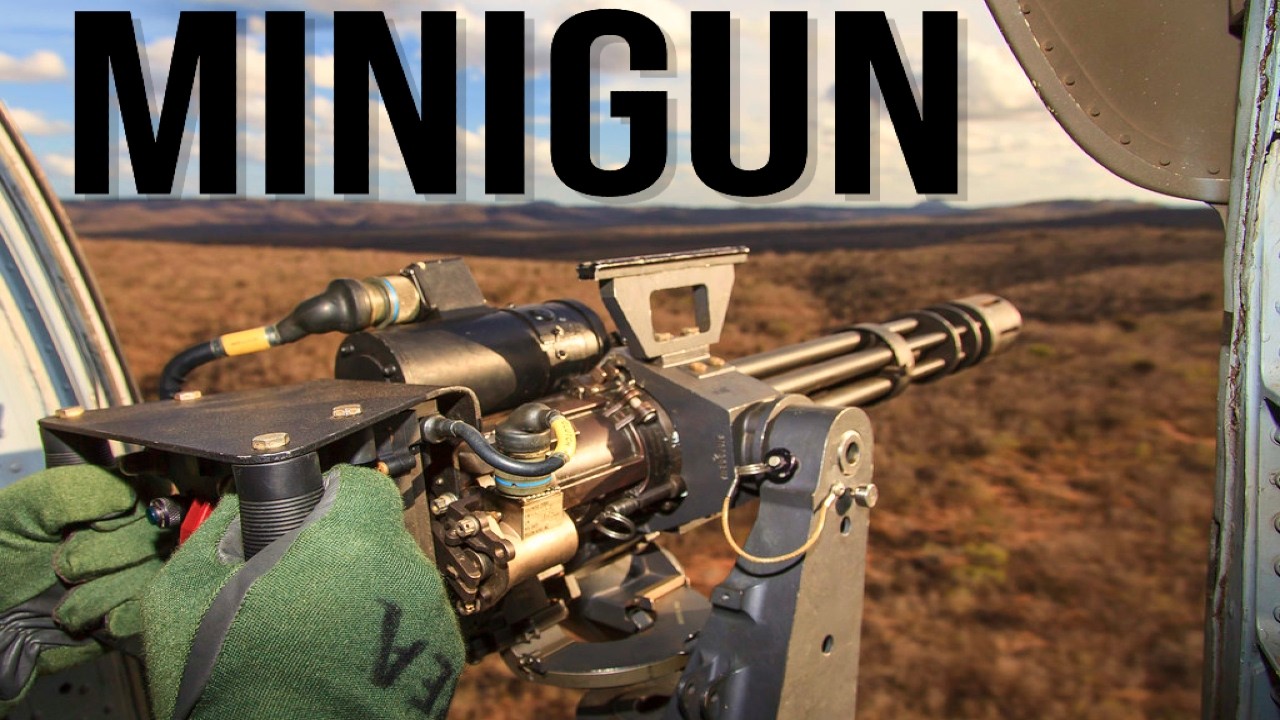 The M134D Minigun | ROTARY GUN CLOSE AIR SUPPORT