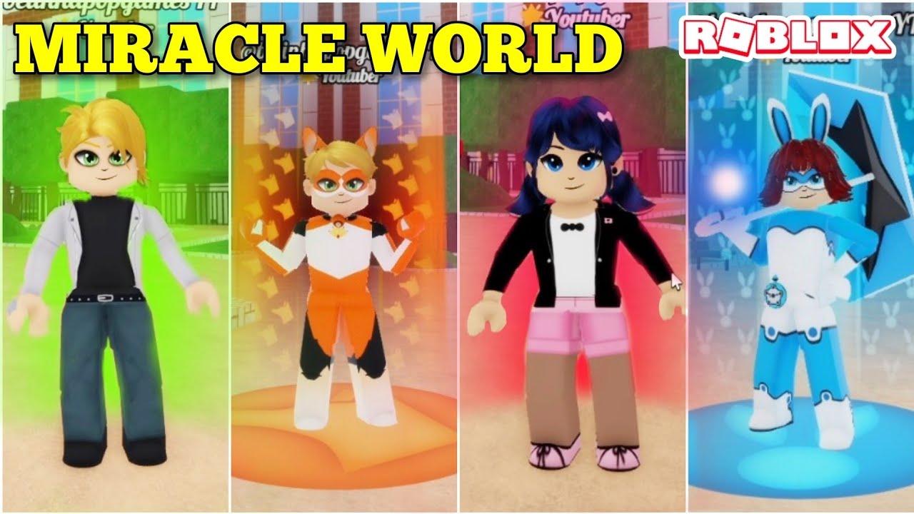 ATUALIZOU!! MIRACLE WORLD - CHEGARAM NOVOS PERSONAGENS, ROUPAS E TRANSFORMAÇÕES!!- Roblox