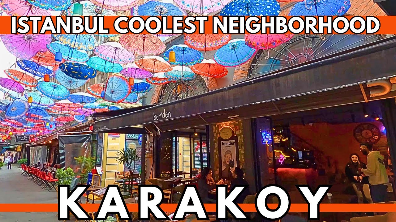 ISTANBUL TURKEY 2023 Karakoy Neighborhood LifeStyle 10 May Walking Tour | 4K UHD 60FPS