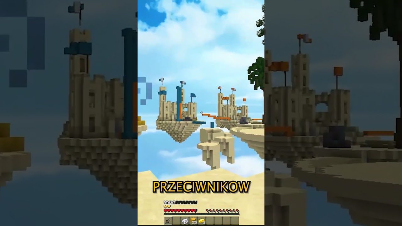 MINECRAFT BED WARS TO TRUDNY TEMAT xD #minecraft #6581 #wafel #bedwars