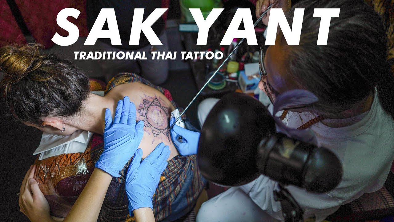 I Got a Sak Yant Tattoo In Thailand (Stick and Poke)