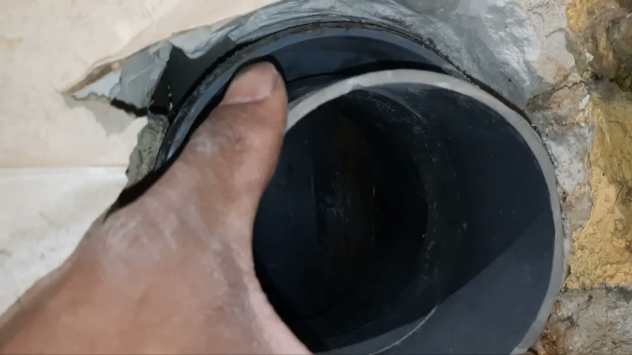 Remplacement de tampon fuillard sur le pvc 100 | #fuitedeau