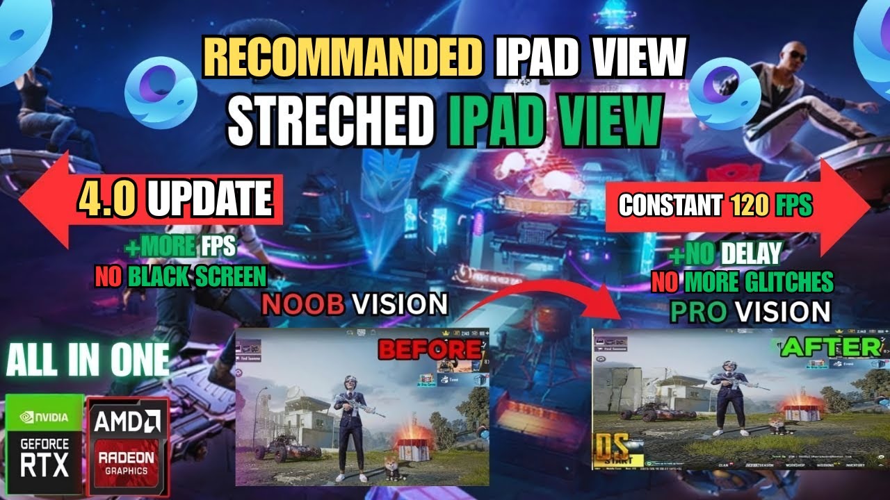 ✅ Perfect iPad View for PUBG MOBILE & BGMI on PC | Keymapping Explained!