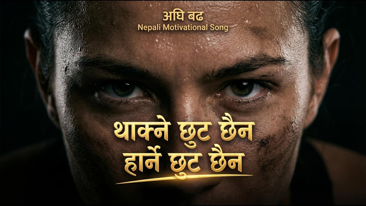 Nepali Motivation Song - थाक्ने छुट छैन, हार्ने छुट छैन । Nepali Song | Moun Amrit X AI Collab