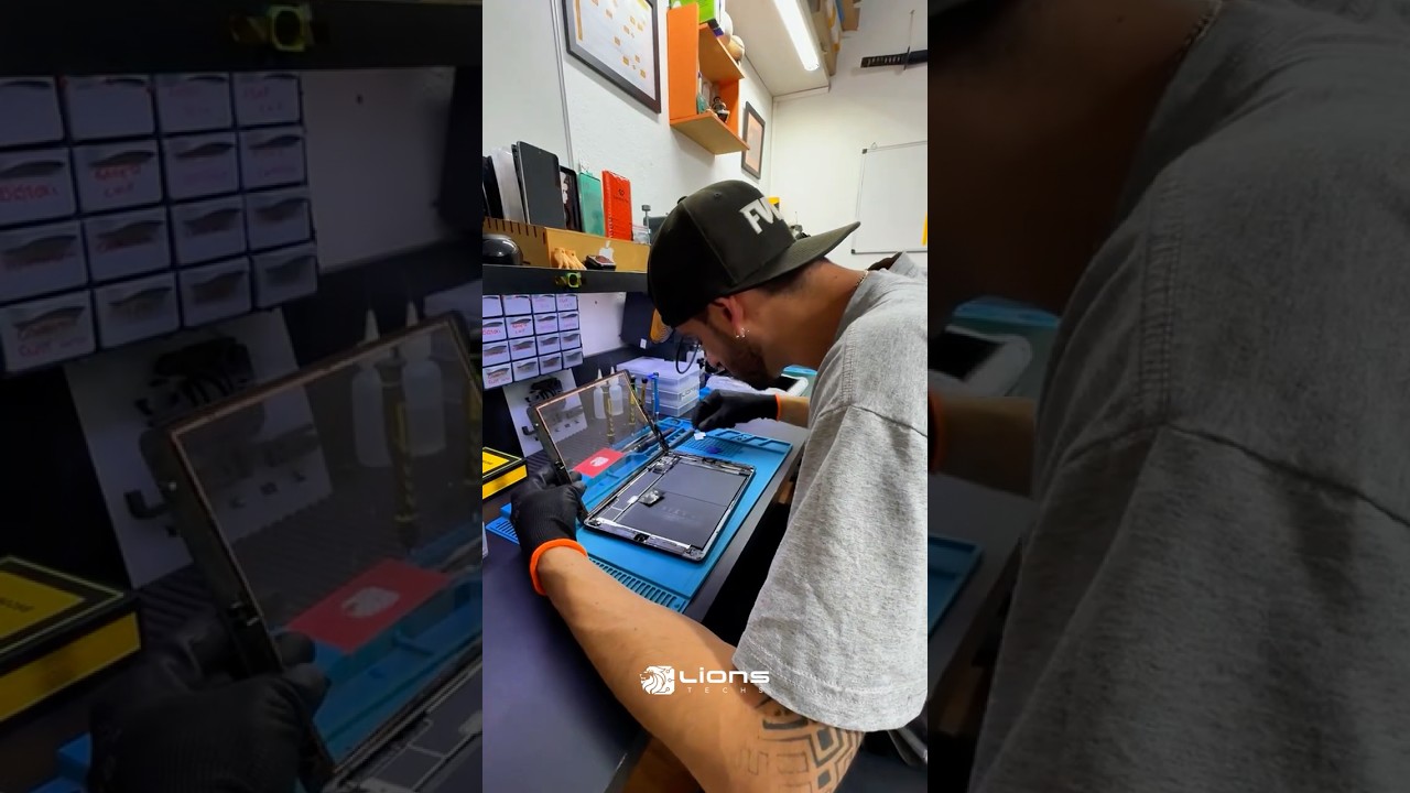 Troca de tela de Ipad #ipad #apple #assistenciatecnica #telas #display #touch #campobelo
