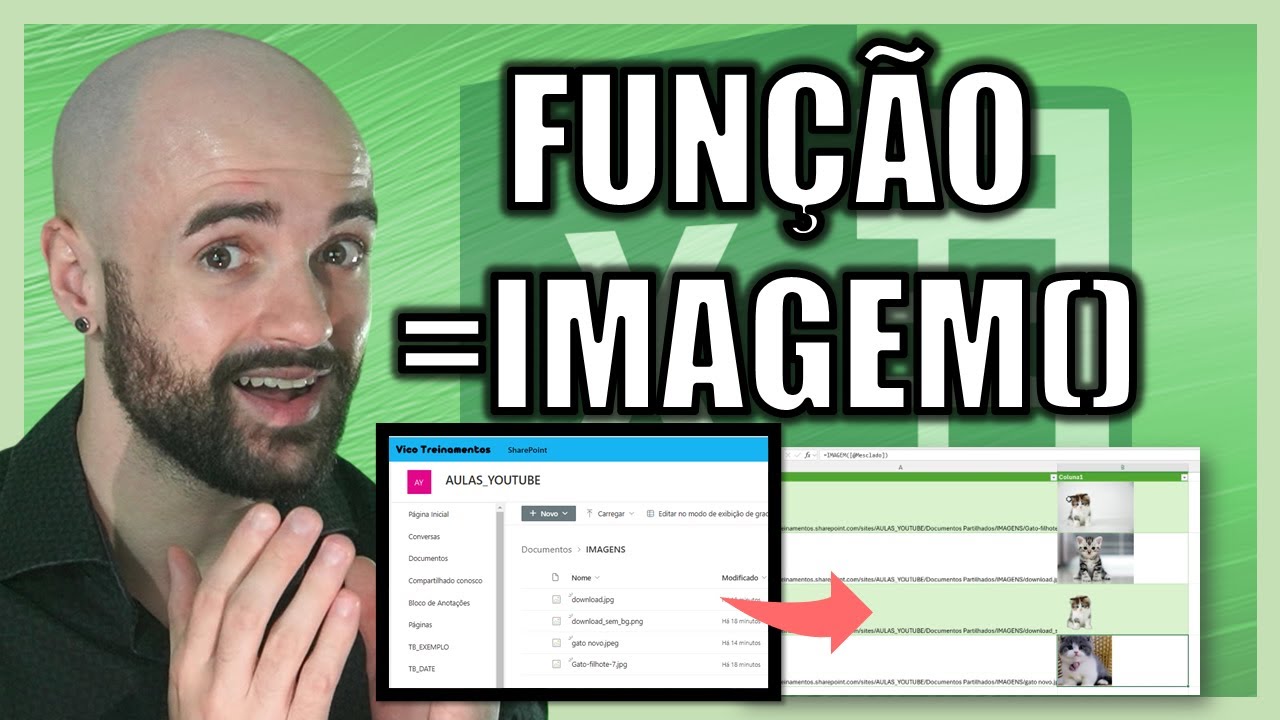 Como Usar a Função IMAGEM no Excel para Inserir Imagens da Web ou SharePoint na sua planilha