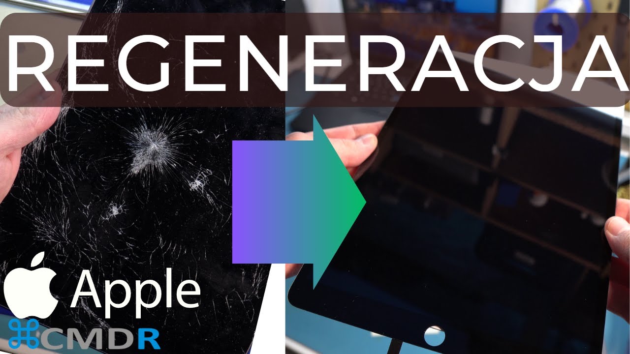 Regeneracja wyświetlacza - wymiana szyby dotyku digitizer / digitizer touch screen glass iPad