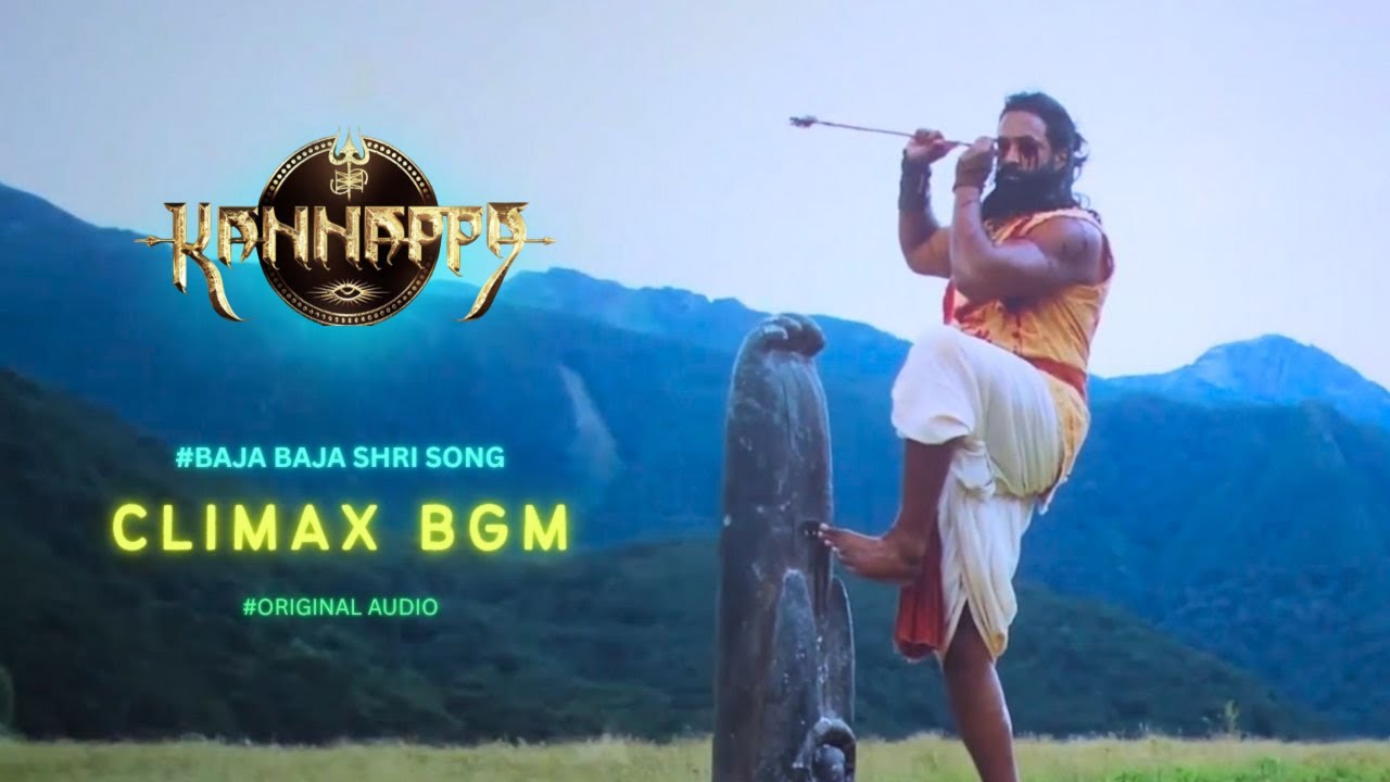 Kannappa -  Climax BGM  | Original Audio | Dolby 7.1 | Vishnu | Mohan | Prabhas | Mohanlal | 4K