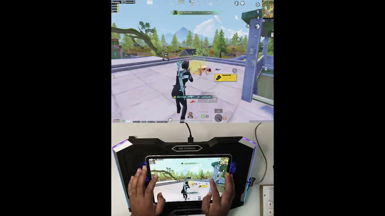 5 Finger Handcam 🔥#pubg