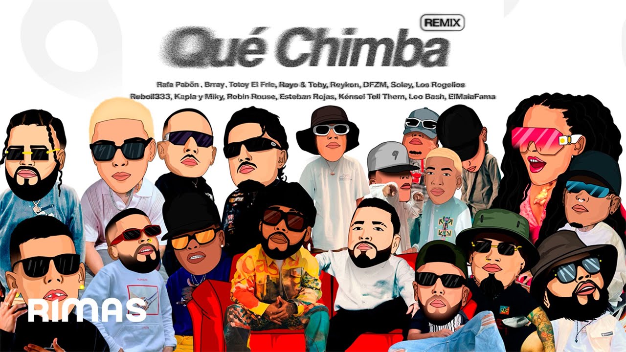 Rafa Pabön, Brray, Totoy el Frío (ft. various artists) - Que Chimba Remix (Visualizer)