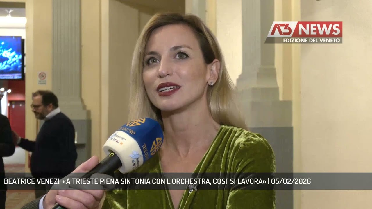 BEATRICE VENEZI: «A TRIESTE PIENA SINTONIA CON L'ORCHESTRA, COSI' SI LAVORA» | 05/02/2026