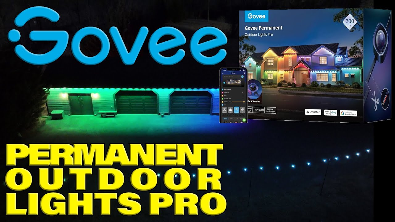 Govee Permanent Outdoor Lights Pro | Full Setup, Tips & First Impressions