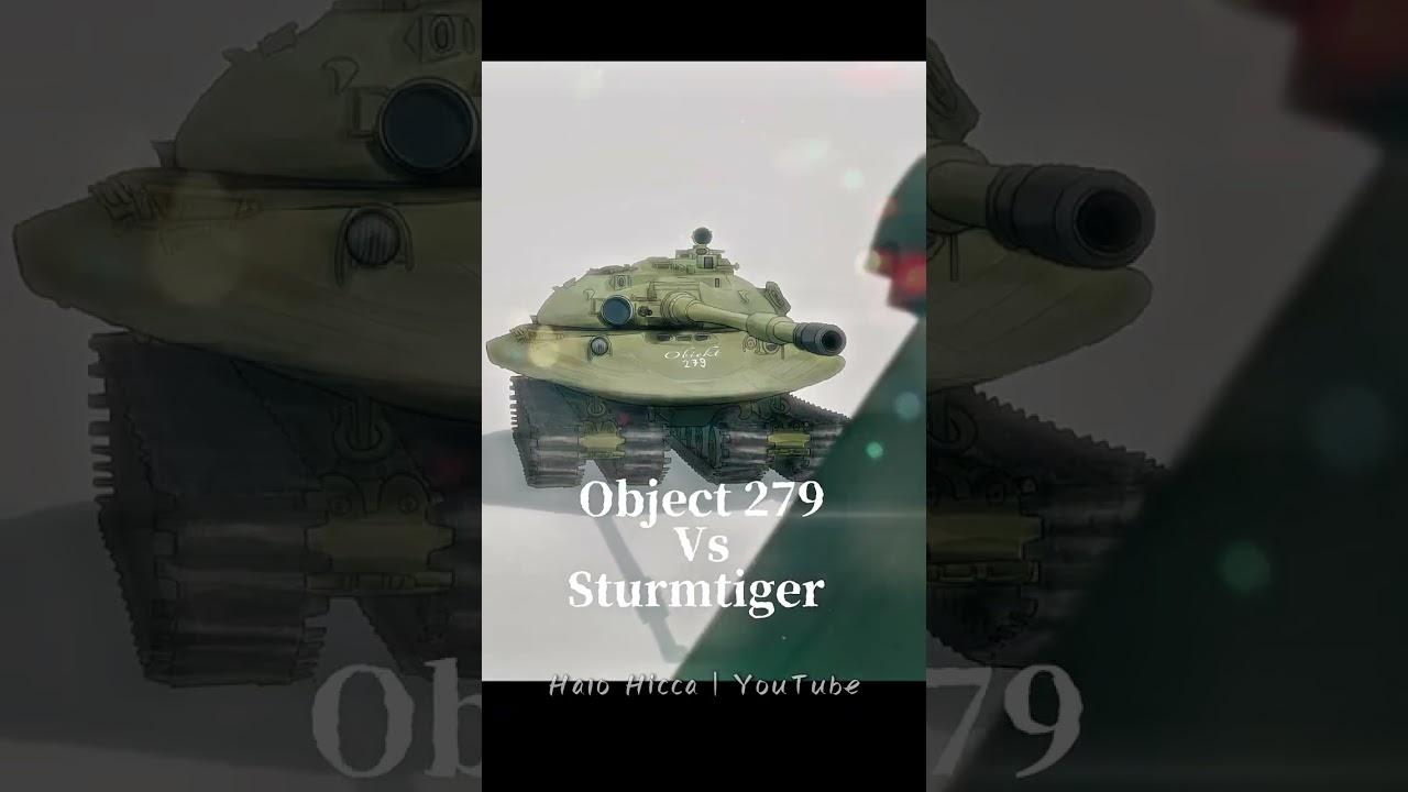 Sturmtiger Vs Object-279 manga style | Flash warning ⚠️ #warthunder #tanks #memes #manga #animation 