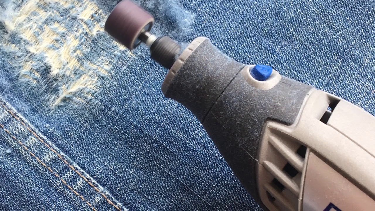 Jaqueta jeans com a DREMEL 3000