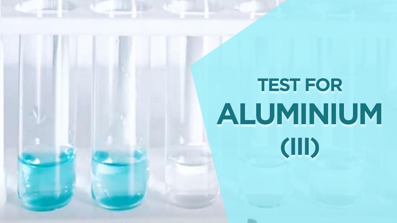 Qualitative analysis of Aluminium (III) | The Real Chemist