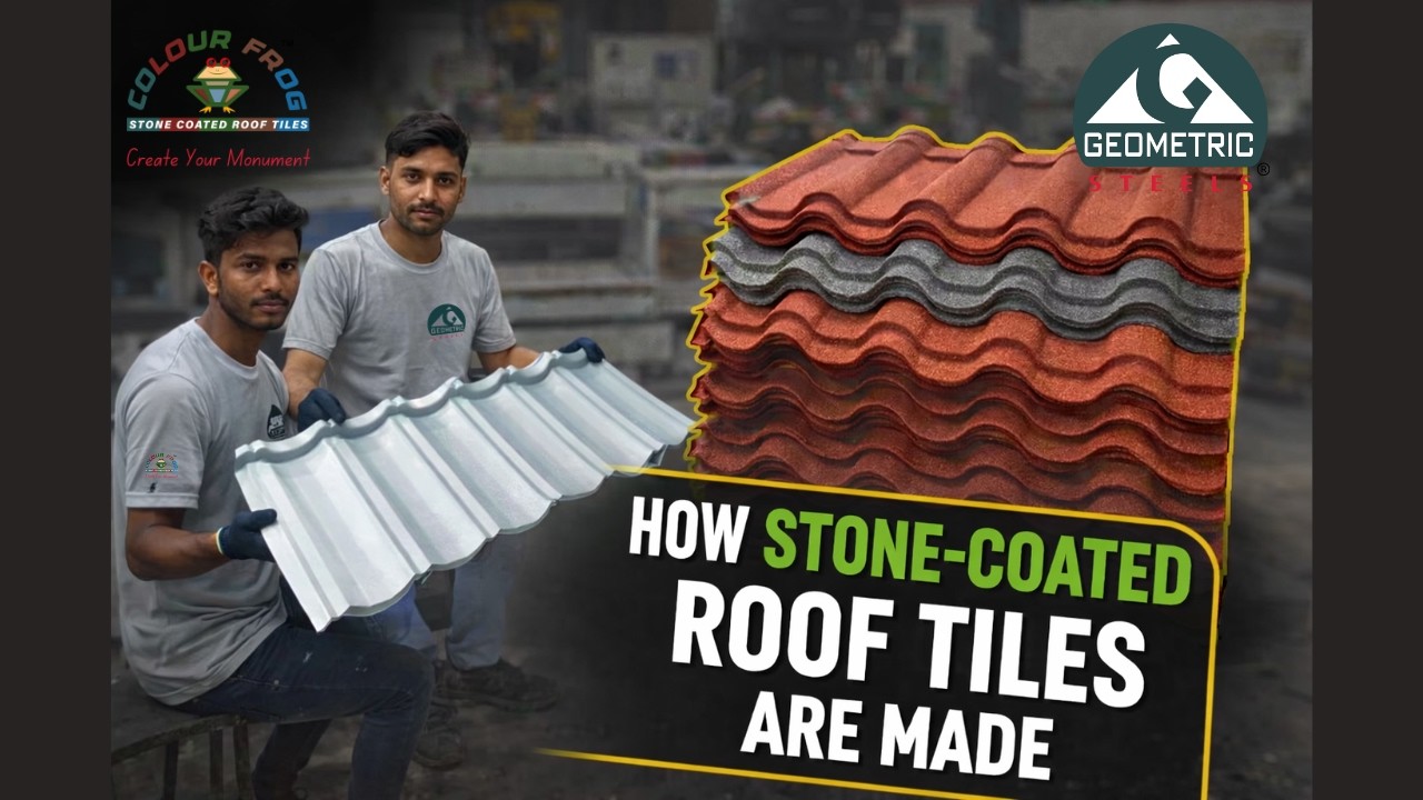 Stone-Coated Roof Tiles Manufacturing Process | India’s First Stone Coated Roof Tile Manufacturer