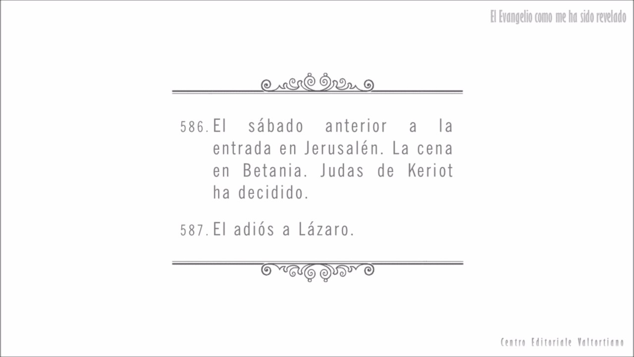 El Evangelio como me ha sido revelado: 586-587