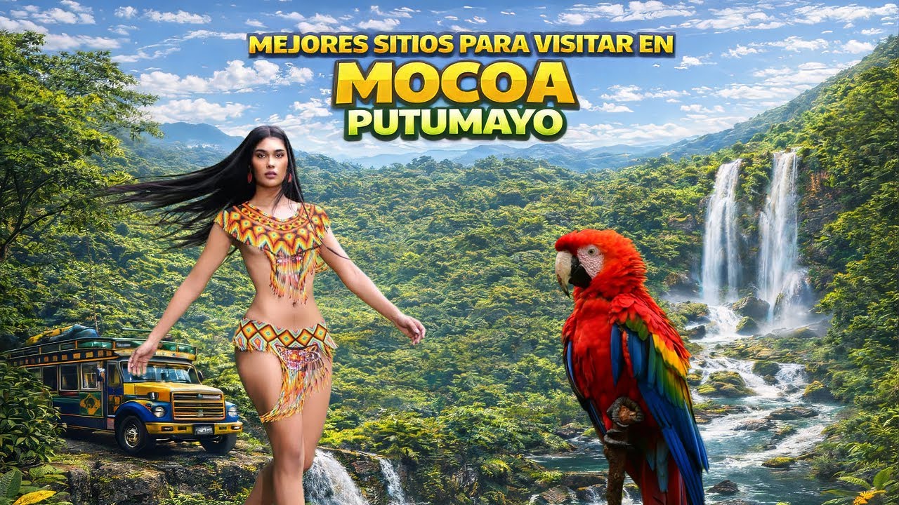 MOCOA PUTUMAYO , los MEJORES sitios para visitar  (Publicos y privados)