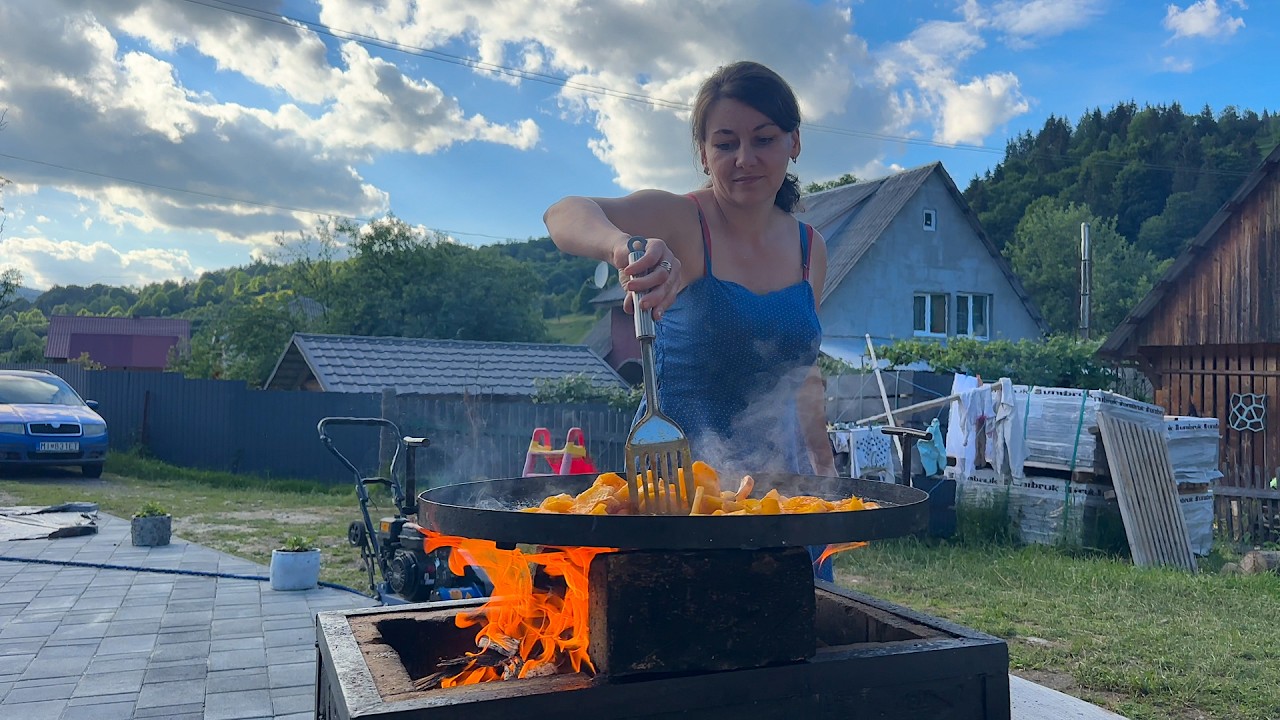 Carpathian Family Life 🌿 Building Our Dream Home, Traditional Haymaking & Outdoor Mountain Cooking