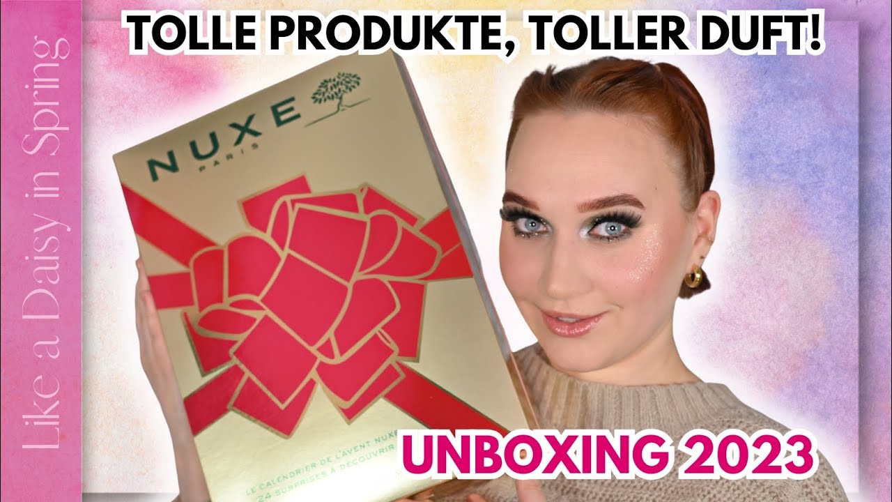 Riecht so toll 😍✨ NUXE PARIS Adventskalender 2023 unboxing | LikeADaisyInSpring