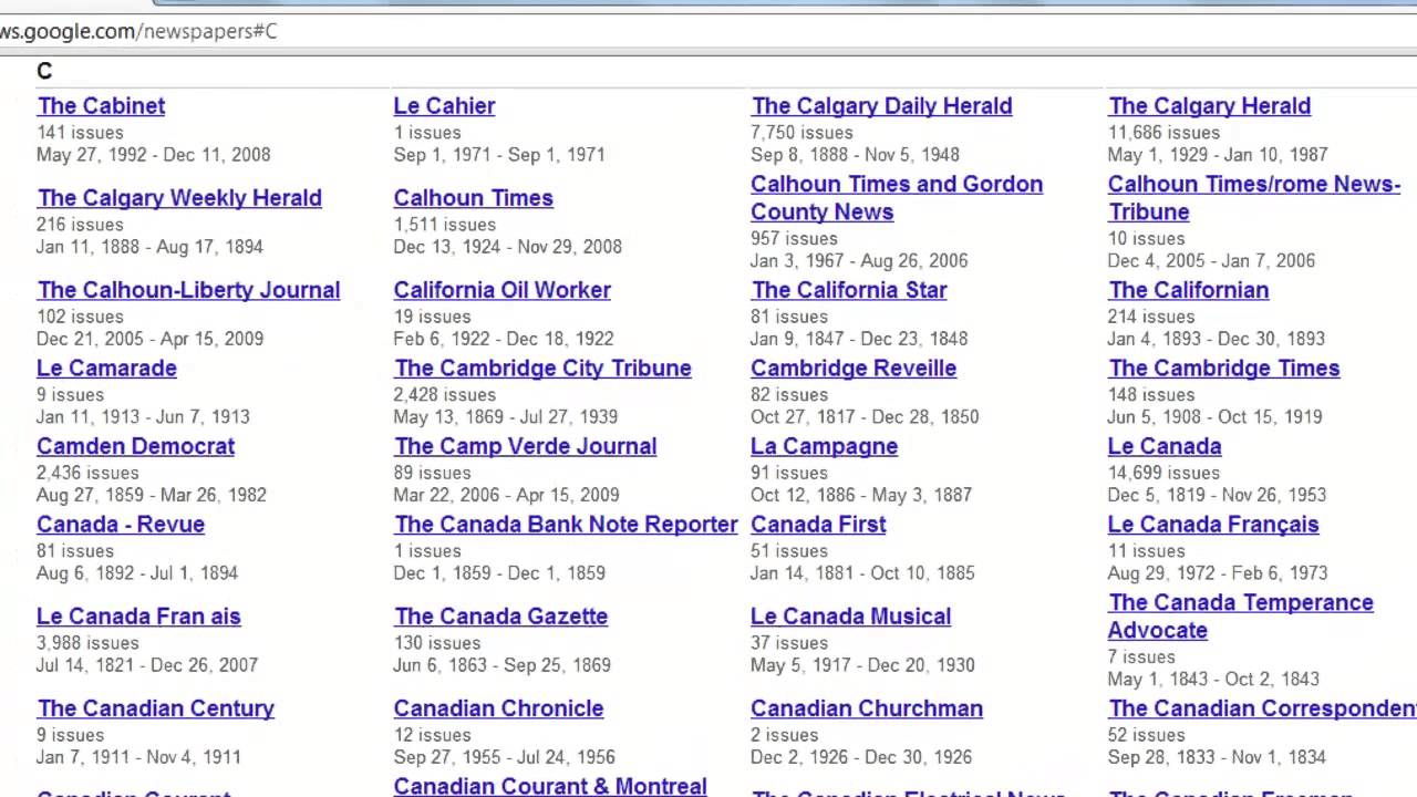 Where to Find Old Newspaper Articles