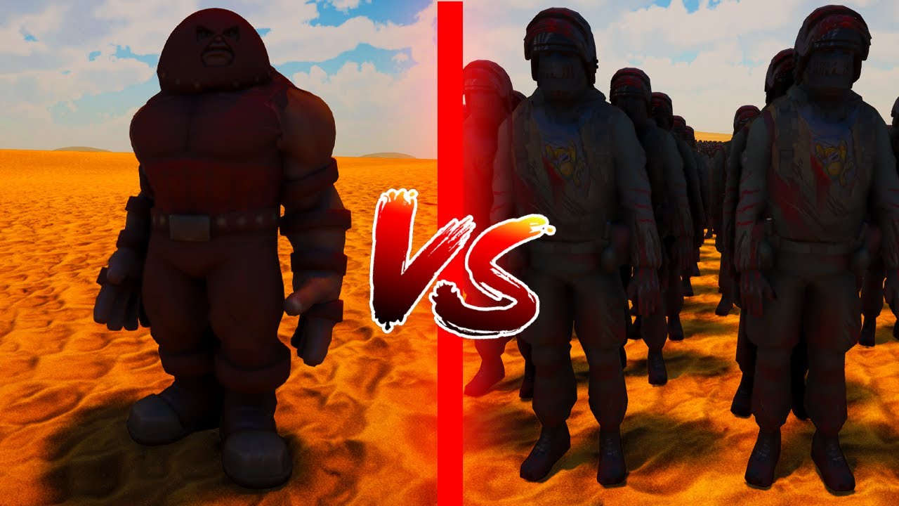JUGGERNAUT SMASHES UNLIMITED MILITARY ZOMBIES - Ultimate Epic Battle Simulator MASSIVE Battles