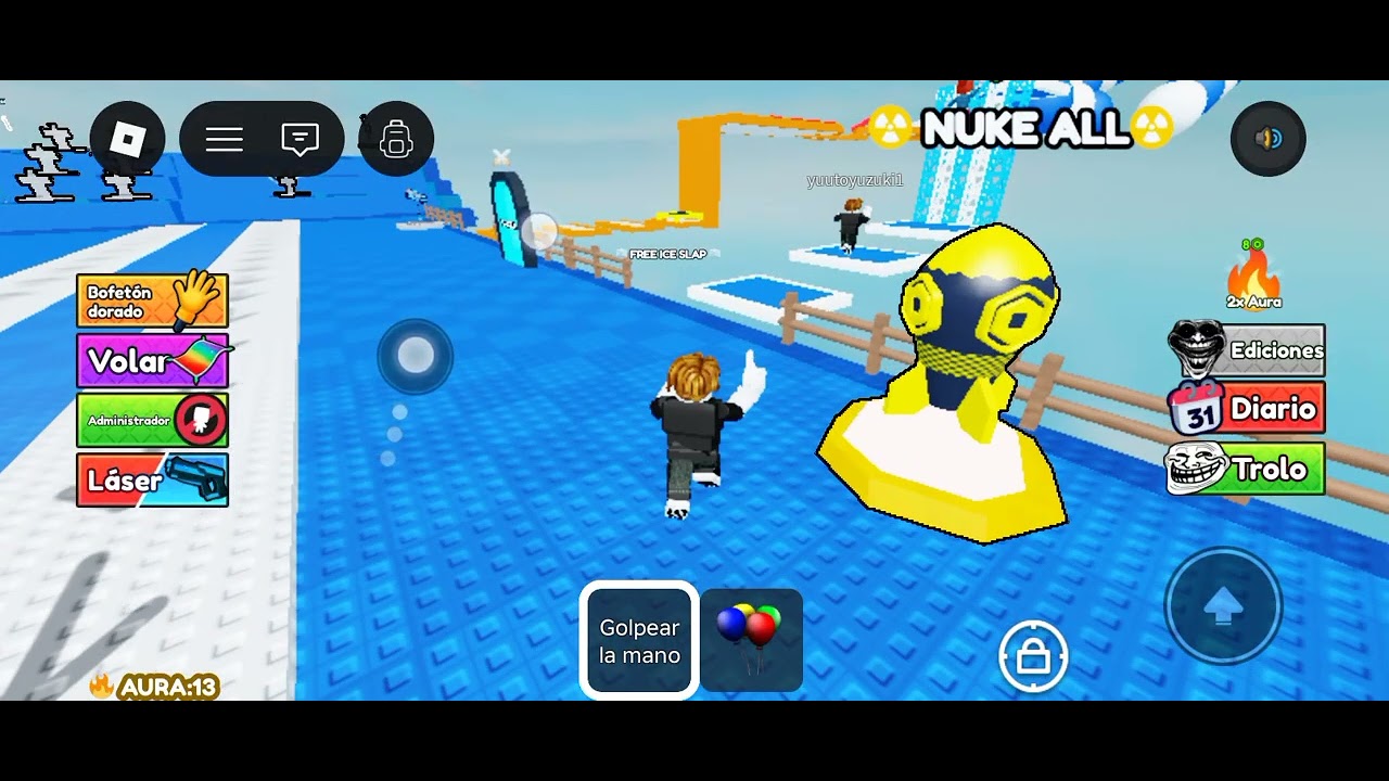 jugando este juego que se llama aura 