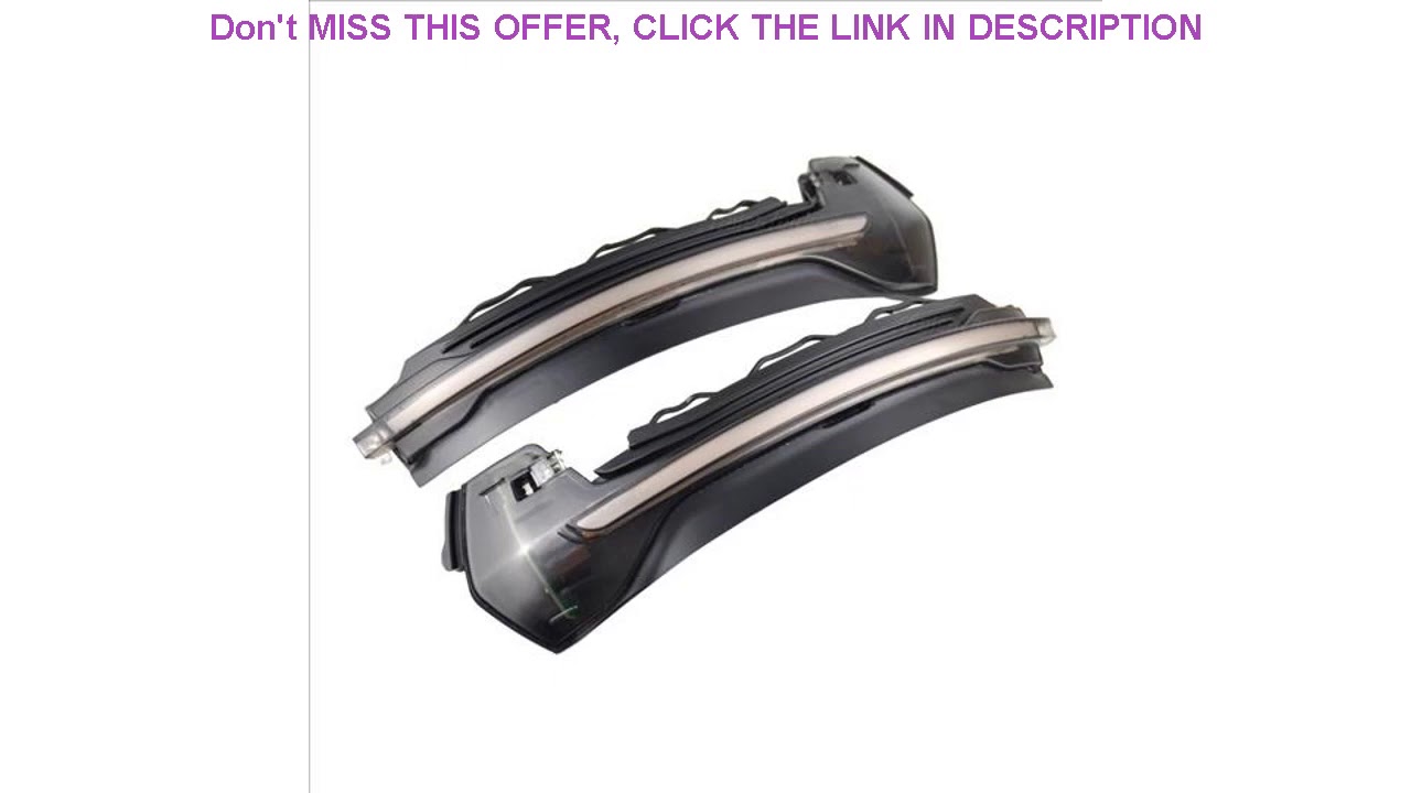 Top 2PCS For Audi A3 8V S3 RS3 LED Dynamic Turn Signal Light Sequential Side Mirror Indicator Blink
