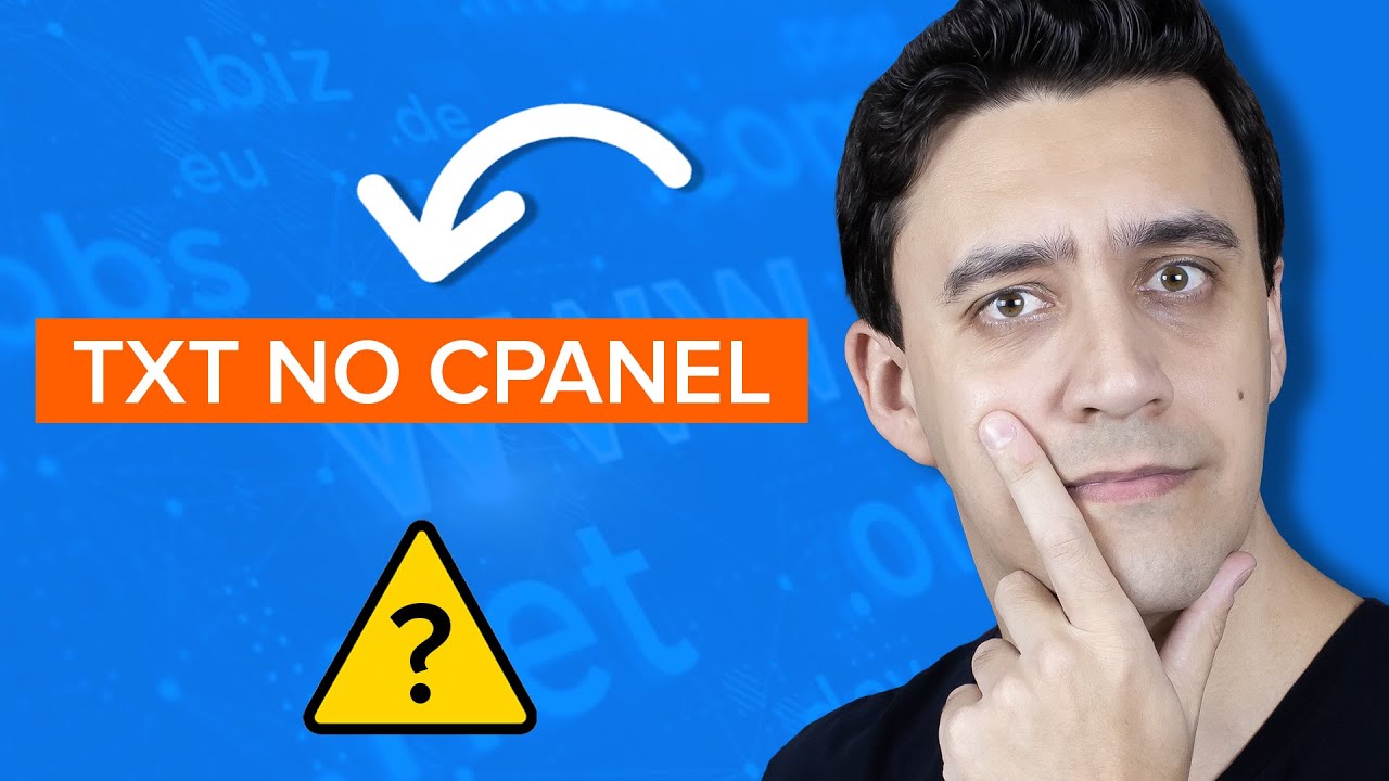 ⭐️ Como criar uma entrada TXT no cPanel + Dica de Segurança