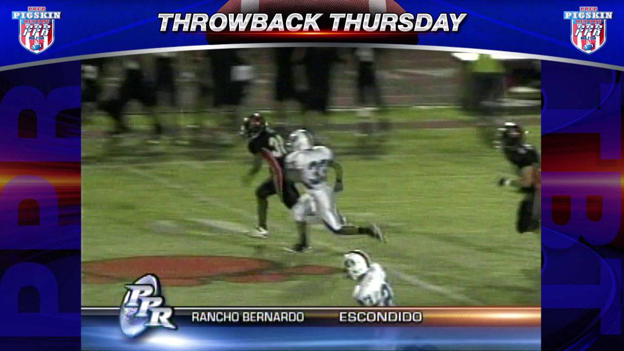 Week 2 TBT: Ricky Seale, Escondido Cougars